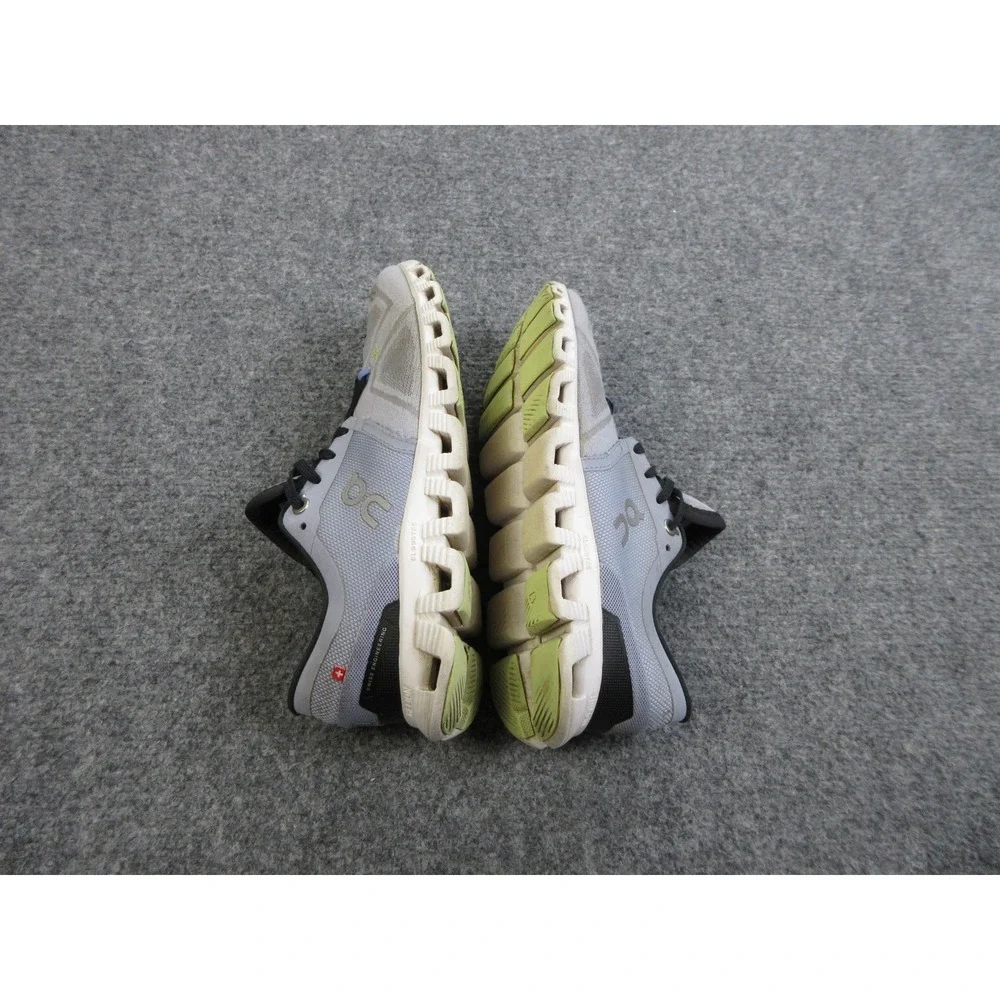 On Cloud X Shoes Womens Size 7.5 Gray White Athletic Running Sneakers CloudTec